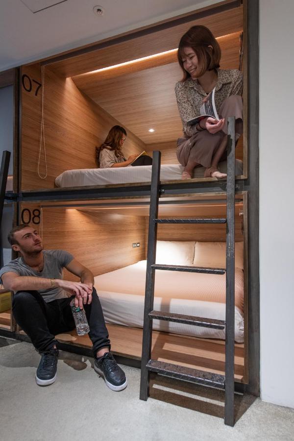 Bouti City Capsule Inn Tchaj-pej Exteriér fotografie